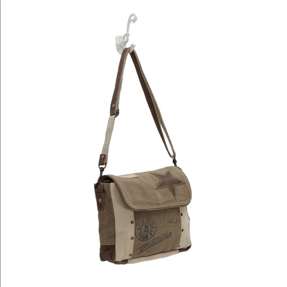 Myra Bag-Leather Star Shoulder Bag - Picture 7 of 9